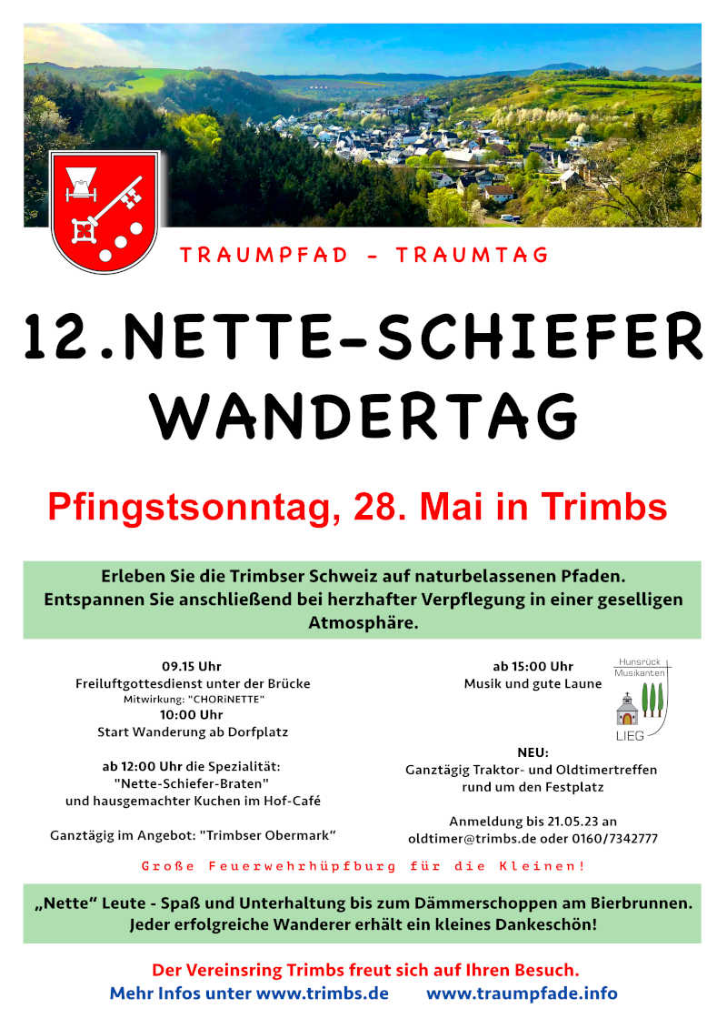Vereinsring und Ortsgemeinde Trimbs - Mithilfe beim Aufbau